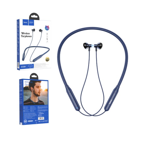 AURICULAR INALÁMBRICO HOCO ES58 SOUND TIDE WITH MIC 200MAH AZUL